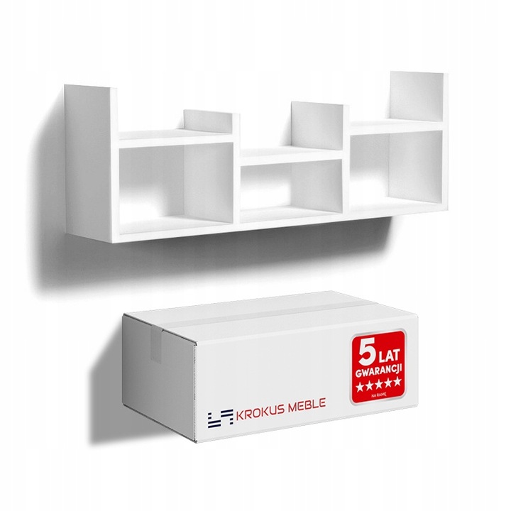 PÓŁKA WISZĄCA REGAŁ NA KSIĄŻKI KWIATY SZAFKA MEBLE DO SALONU LOFT