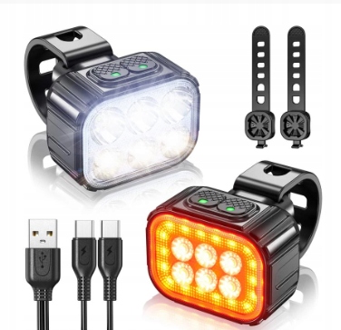 2x lampka rowerowa SPECTER IGO 500lm przód tył NEW