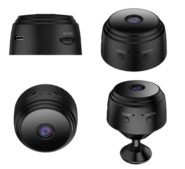 Mini Kamera Szpiegowska Full HD WIFI ukryta 91 DETEKCJA NIANIA DYSKRETNA