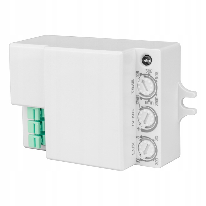 Czujnik RUCHU zmierzchu LED sensor MIKROFALOWY flat