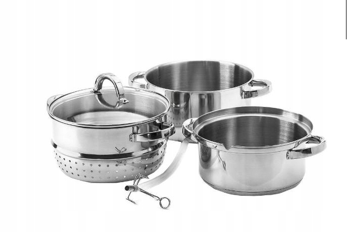 SOKOWNIK 8L GARNEK NA INDUKCJE / GAZ PAROWY ZE STALI NIERDZEWNEJ DO