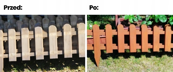 TRWAŁY IMPREGNAT / FARBA DO DREWNA OGRODOWEGO 20 KOLORÓW M&M Z WOSKAMI