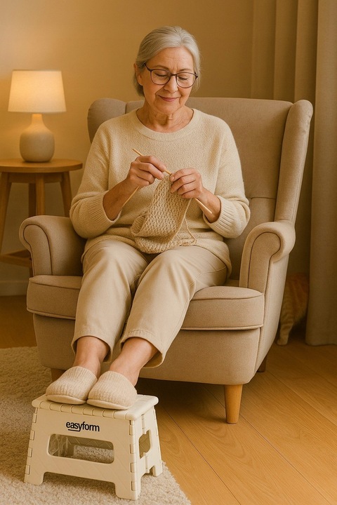 TABORET STOŁEK SKŁADANY ANTYPOŚLIZGOWY KRZESŁO PODEST SCHODEK 150KG