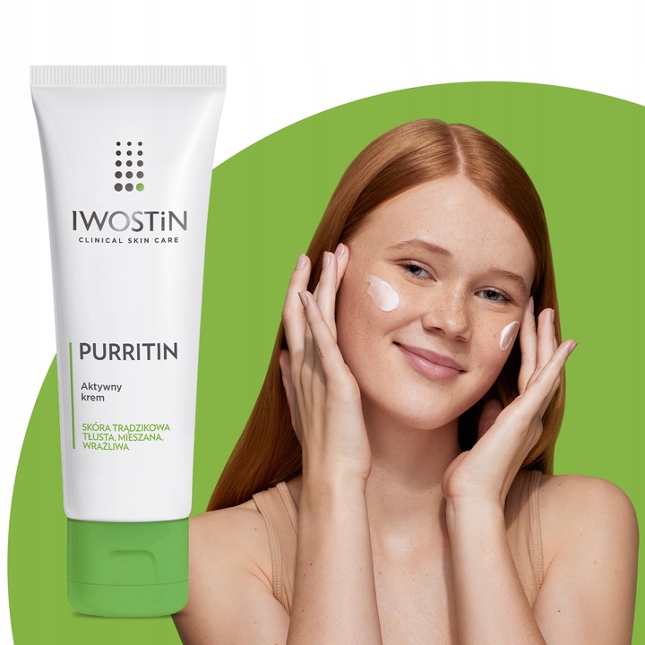 Iwostin Purritin Aktywny Krem Na Trądzik x2