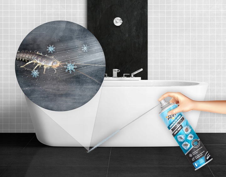 ŚRODEK PREPARAT NA PLUSKWY JAJA PLUSKIEW WSZY RYBIKI ZAMRAŻACZ NO PEST