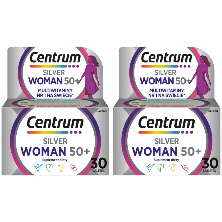 Multiwitamina Centrum WOMAN 50+ dla kobiet minerały witaminy 30 tabletek
