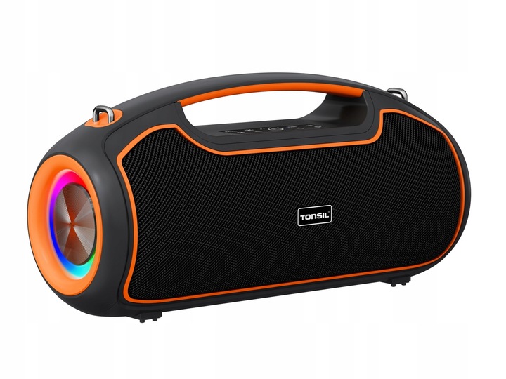 Głośnik Bezprzewodowy TONSIL BEAT 120W LED TWS Bluetooth AUX USB BT