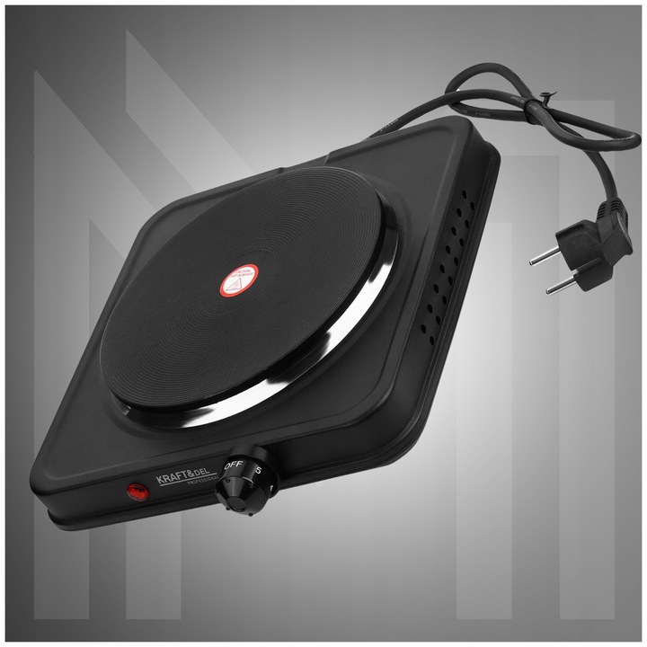 KUCHENKA PRZENOŚCNA ELEKTRYCZNA JEDNOPALNIKOWA TURYSTYCZNA 2000W