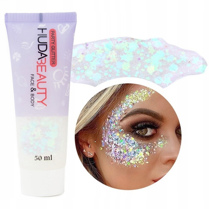 BROKAT DO ZDOBIENIA TWARZY CIAŁA UST WŁOSÓW GEL