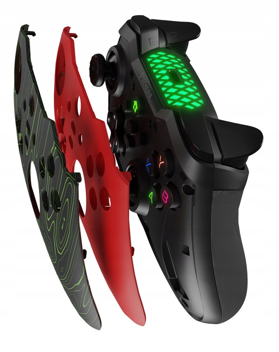 Kontroler GENESIS Mangan 400 PC Switch Czerwony