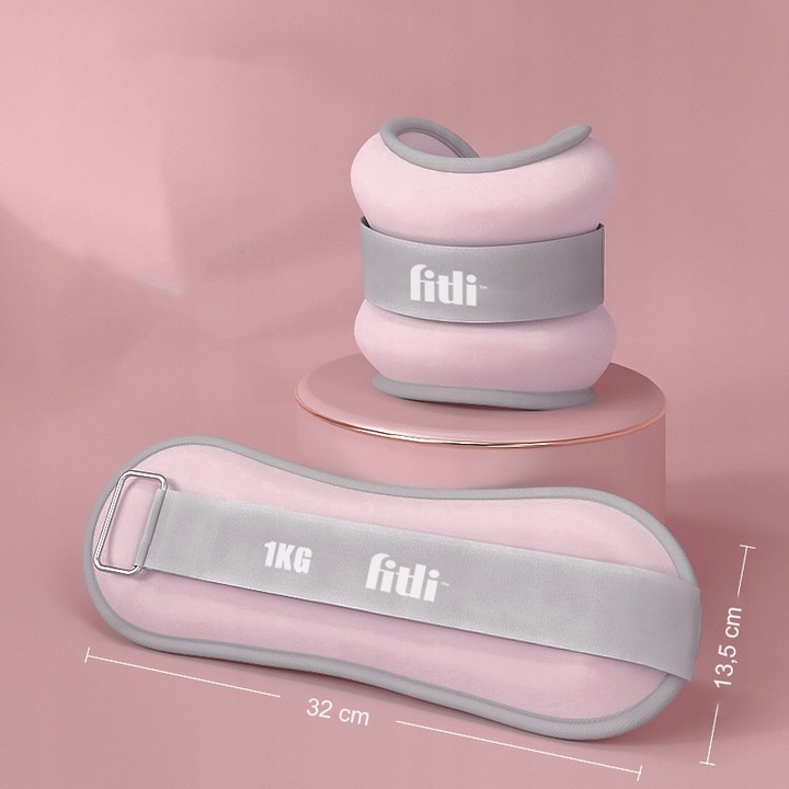 OBCIĄŻNIKI NA KOSTKI RĘCE 1 KG CIEŻARKI NA NOGI NADGARSTKI 2x 1KG