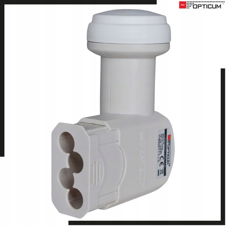 Konwerter Satelitarny TWIN (podwójny) Red Opticum LTP-04H 4 Wtyki