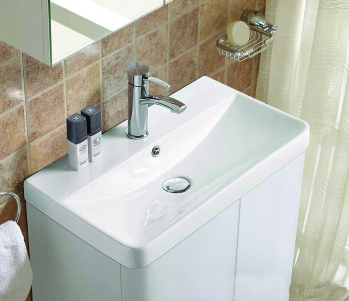 MEXEN DAGNA UMYWALKA WPUSZCZANA W BLAT 50x35 BIAŁA