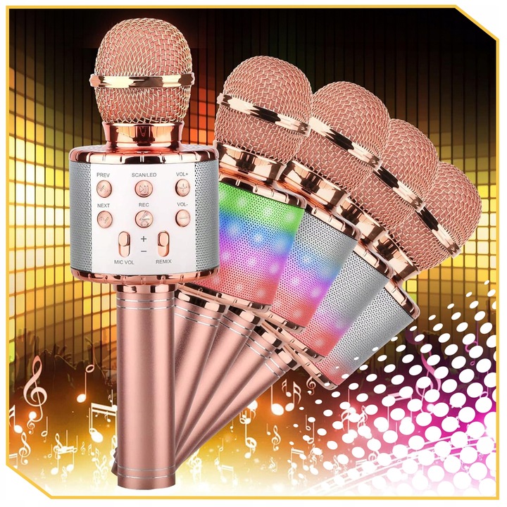 MIKROFON DLA DZIECI mikrofon KARAOKE mikrofon bezprzewodowy Z GŁOŚNIKIEM