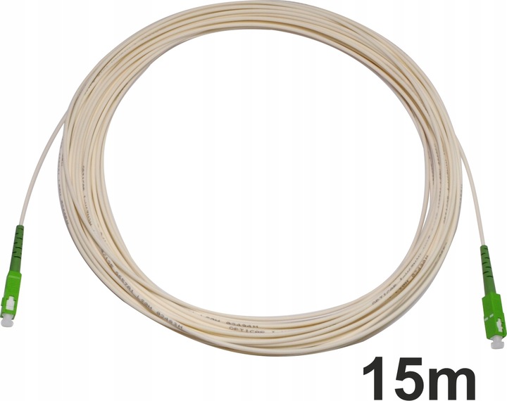 Patchcord światłowodowy kabel SC/APC-SC/APC sx 15m