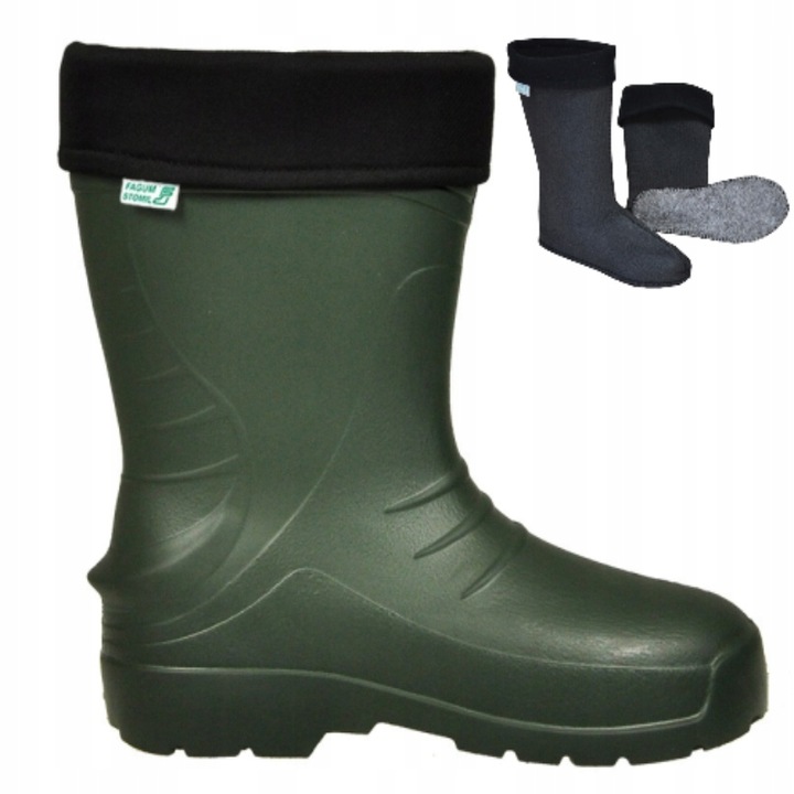 KALOSZE OCIEPLANE GUMOWCE LEKKIE PIANKOWE EVA POLSKIE