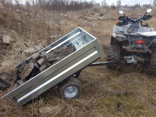 PRZYCZEPA PRZYCZEPKA Towarowa do quada ATV traktorka Wózek Stal-Met