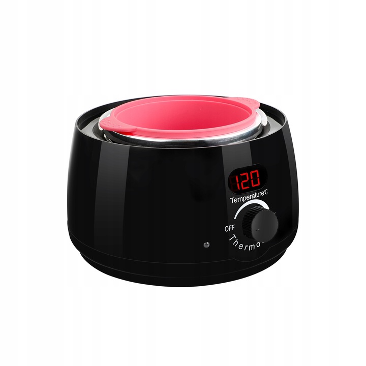 Zestaw do depilacji PODGRZEWACZ 500ml 100W 5x wosk twardy LED wyświetlacz