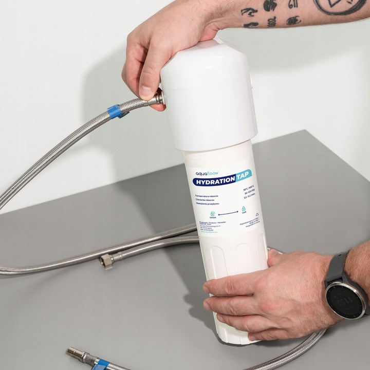 Filtr do wody pod zlew AquaFloow do kuchni + system filtrujący