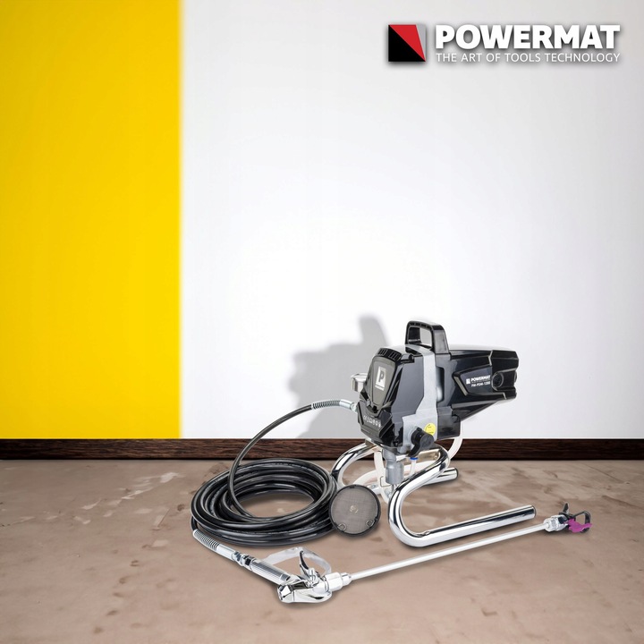 Agregat MALARSKI Pistolet Hydrodynamiczny 1200W Wąż 10M 1,5 L/min 220 BAR