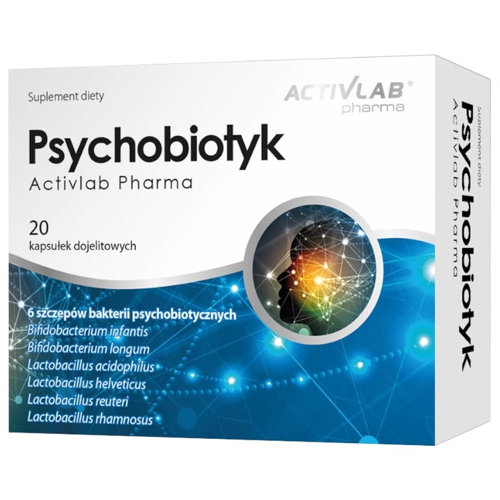 Psychobiotyk probiotyk IBS 20 kaps. Activlab