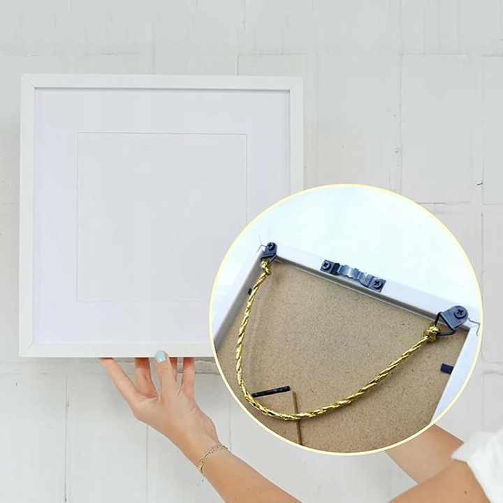 251 Zestaw Haków Do Wieszania Obrazów Z Wkrętami, Wieszaki Do Ramki i