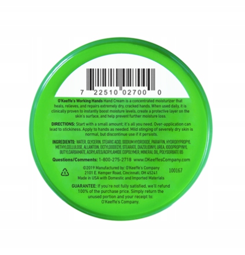 O'KEEFFE'S Krem do suchych rąk Working Hands 96g