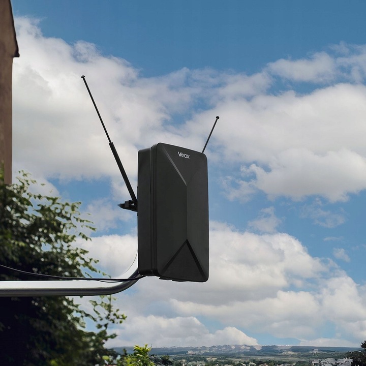 ANTENA AKTYWNA POKOJOWA WEWNĘTRZNA ZEWNĘTRZNA DVB-T2 TV NAZIEMNEJ 4K VAYOX