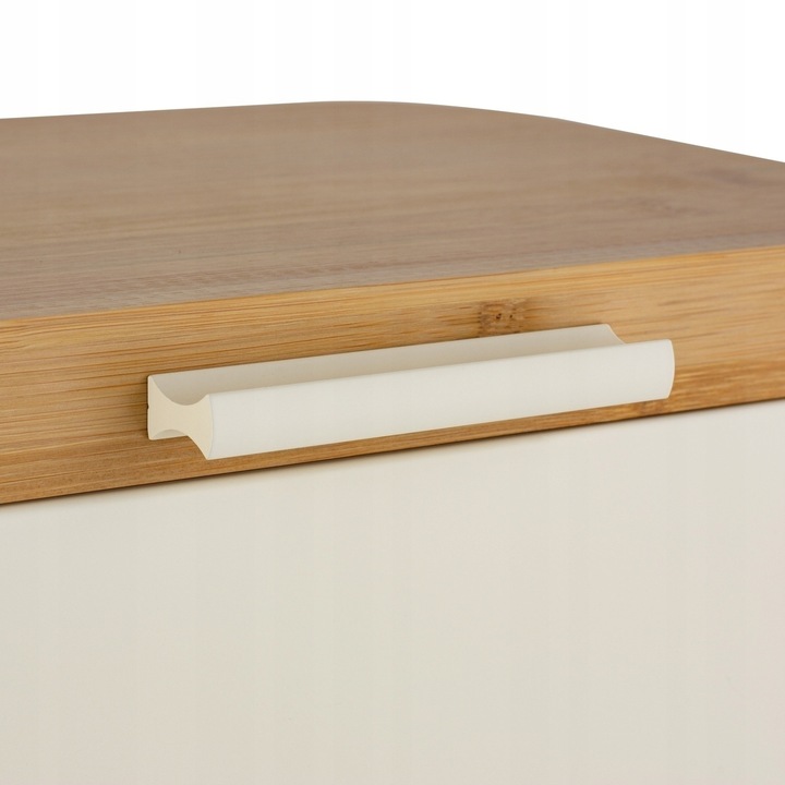 CHLEBAK Stalowy Pojemnik PIECZYWO CHLEB Konighoffer Capri 30,5x18x14 BEŻ