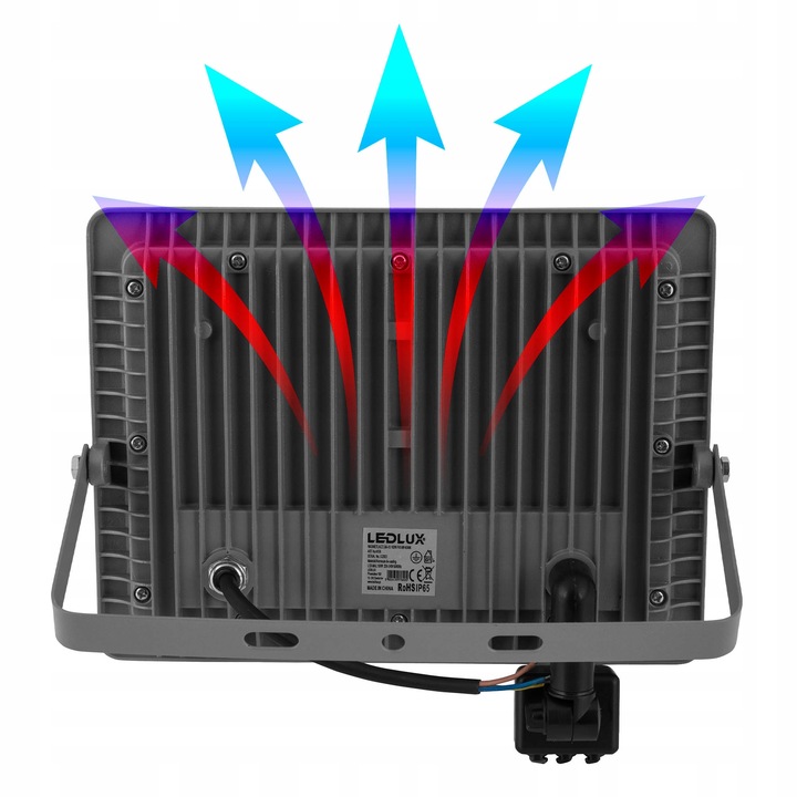 Halogen reflektor naświetlacz LED 100W z czujnik ruchu zmierzchu