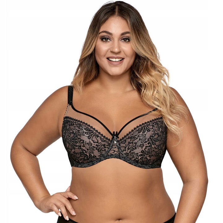 Biustonosz 1396 Crystal czarny 80E