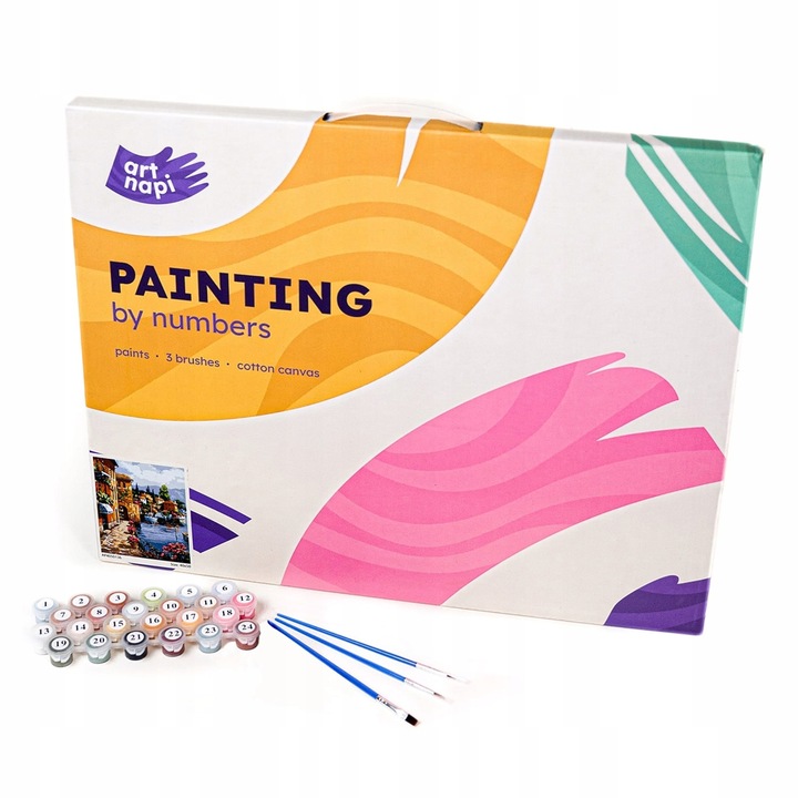 Obraz MALOWANIE PO NUMERACH Z Ramą Prezent ARTNAPI