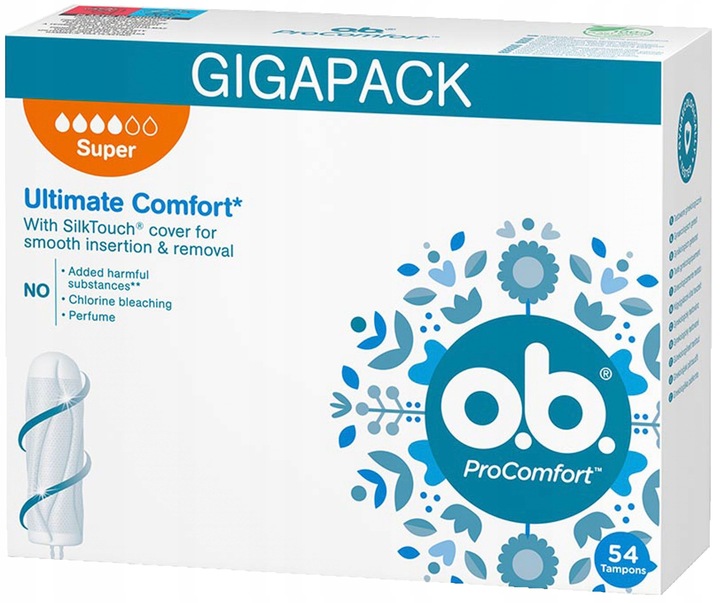 OB ProComfort Super Tampony 54 sztuki