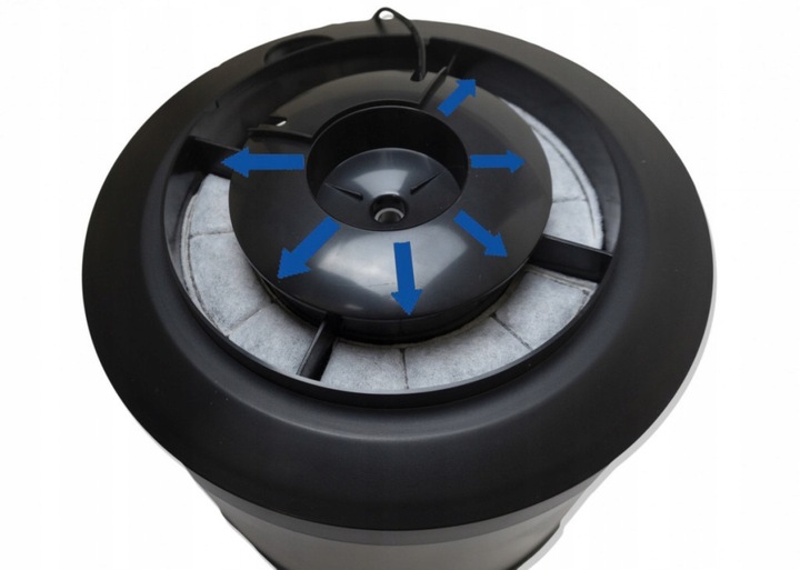 INVITAL LED cylindryczne akwarium 10l