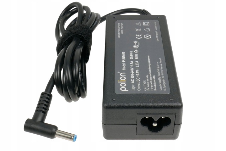 Ładowarka 65W do laptopa HP 19,5V 3,33A wtyk 4,5x3,0mm pin