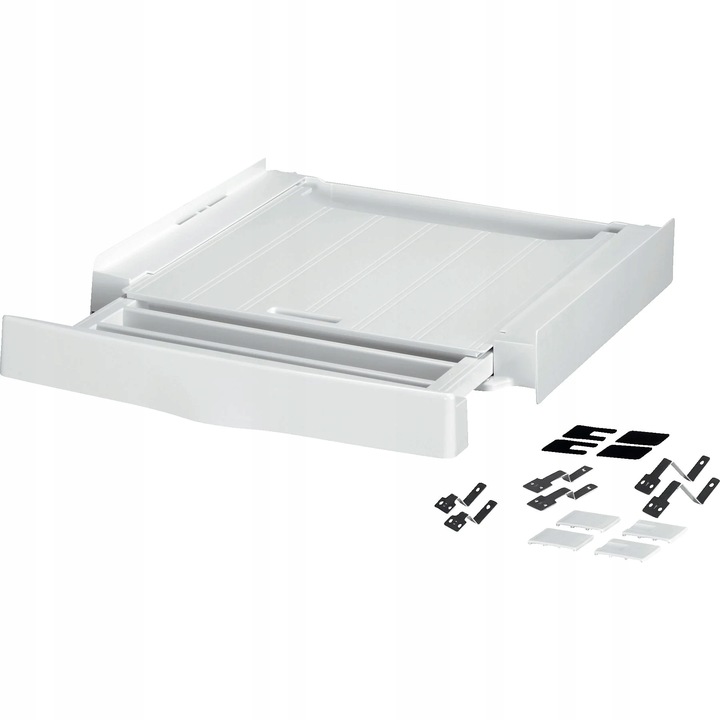 Łącznik pralki suszarki Whirlpool WPRO SKS 201 Biały wysuwana półka