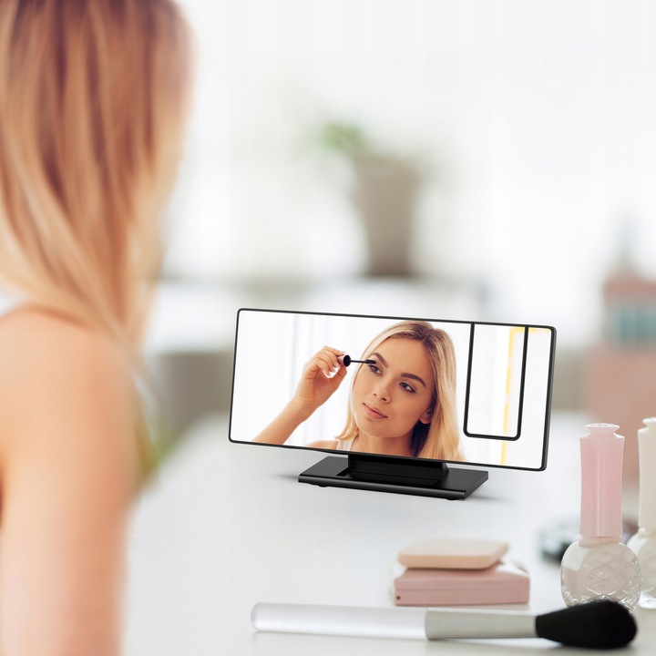 ZEGARY BUDZIK ELEKTORNICZNY CYFROWY Z PROJEKTOREM LED LUSTRO TERMOMETR