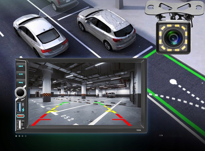 RADIO SAMOCHODOWE 2 DIN 4GB RAM ANDROID AUTO CARPLAY ANDROID 15 RDS