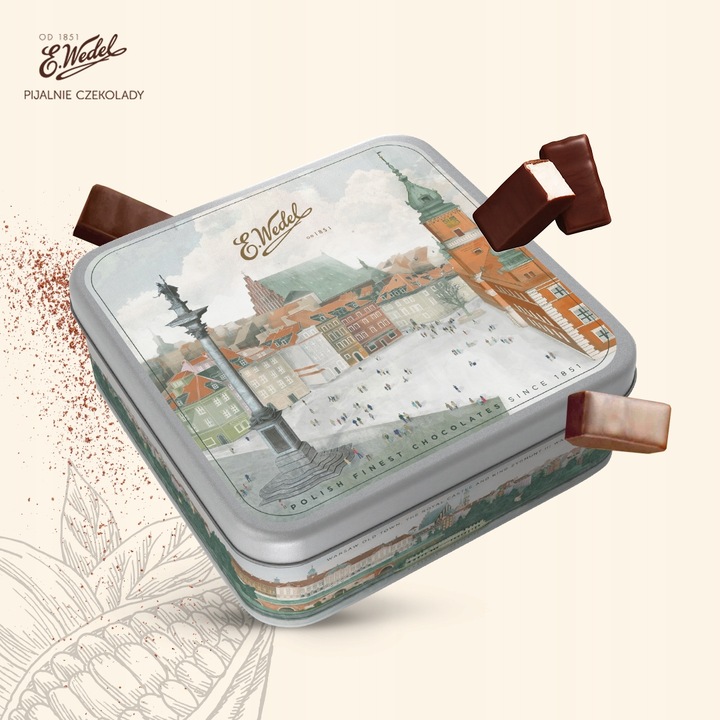 Ptasie Mleczko Waniliowe 340 g Puszka prezentowa E.Wedel