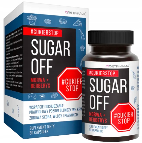 SUGAR OFF cukier stop morwa berberys - odchudzanie