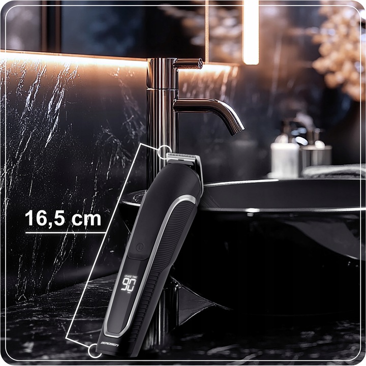 Trymer maszynka do włosów golarka do brody zarostu do golenia 6w1 Berdsen