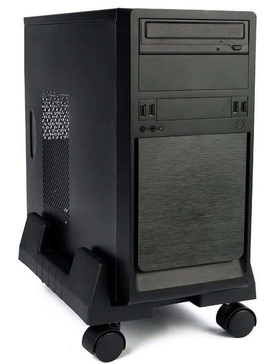 PODSTAWKA POD KOMPUTER STACJONARNY PC NA KÓŁKACH WÓZEK STOJAK REGULOWANY