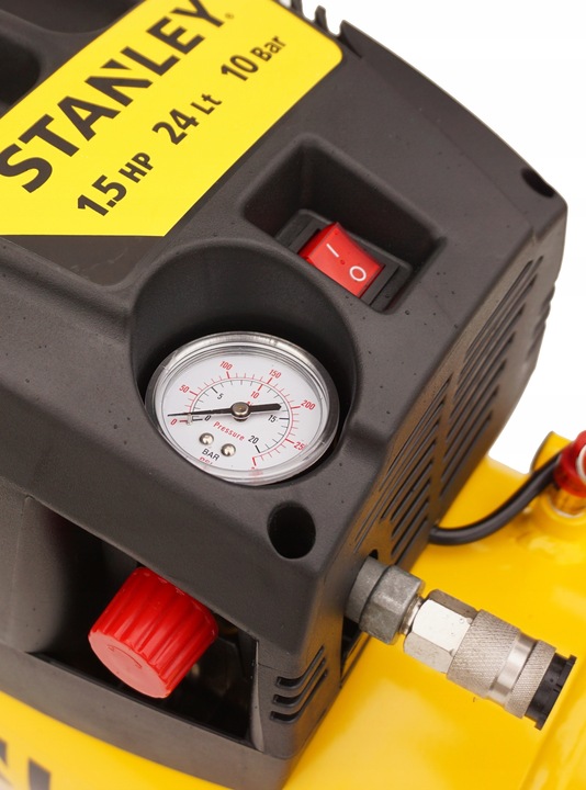 STANLEY KOMPRESOR BEZOLEJOWY SPRĘŻARKA 24L 10bar