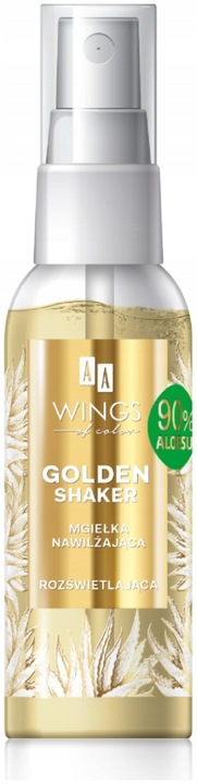 AA WINGS OF COLOR Golden Shaker Mgiełka 90% Aloe