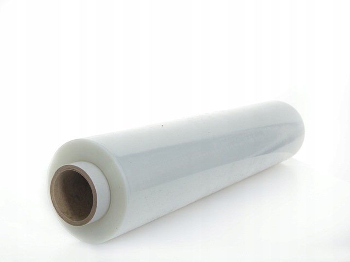 FOLIA STRETCH 3KG BEZBARWNA DUŻO FOLI CIENKA TULEJ