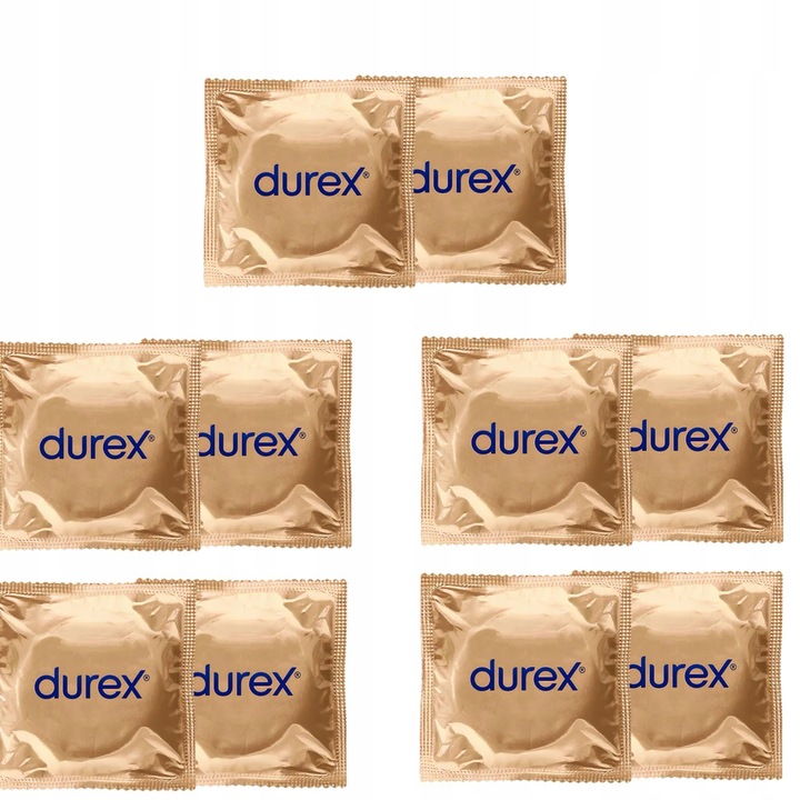 Prezerwatywy Durex Sensual Slim Dopasowane Super Cienkie Nawilżane 10