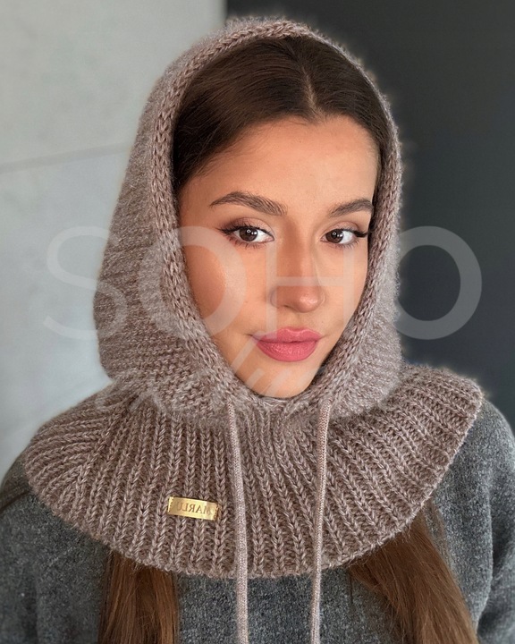 BALACLAVA CZAPKA KAPTUR KOMINIARKA GOLF UNISEKS MIĘKKI CIEPŁY MODNY K