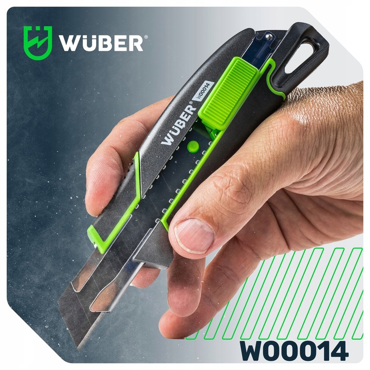 NÓŻ DO TAPET 18MM WYSUWANY TAPECIAK METALOWY ŁAMANE OSTRZE TAPICERSKI