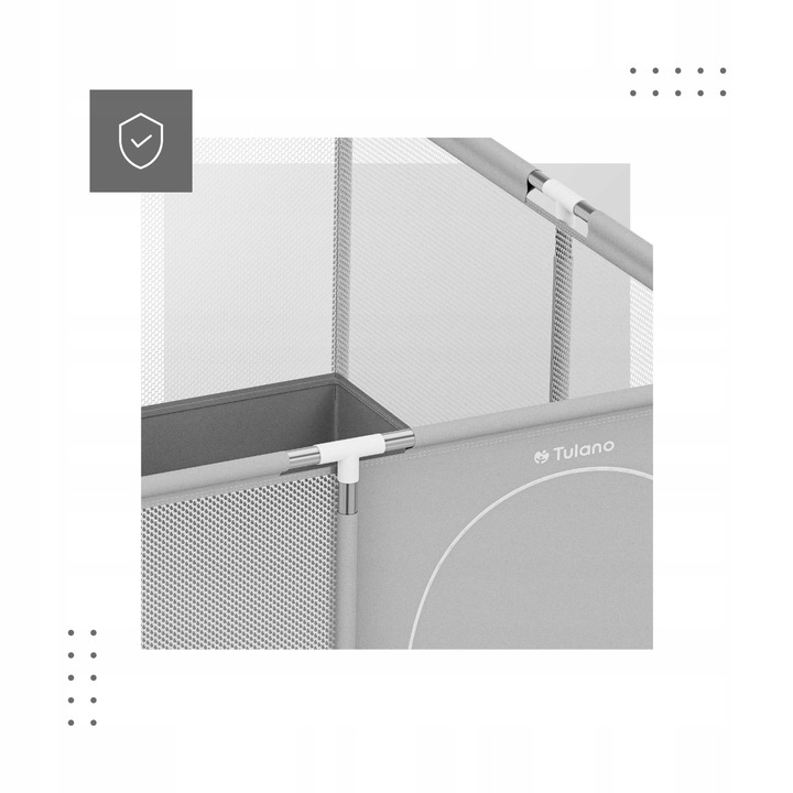 Kojec Dziecięcy Bezpieczny DLA DZIECI TULANO Cozy 20 130 x 130cm