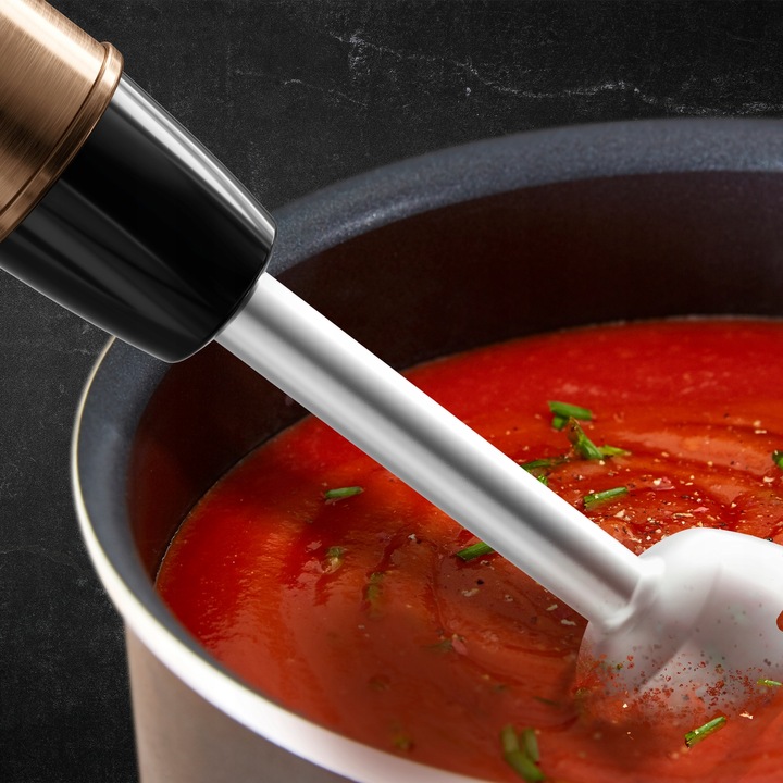 Blender ręczny wielofunkcyjny mocny TEFAL Quickchef HB656G10 3w1 1000